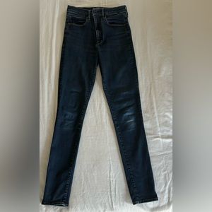 Abercrombie ultra high rise skinny jeans 6Long